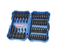 Faithfull Impact Screwdriver Bit Set 42 Piece Cased Set Faisbset42Im Xms21Imps42