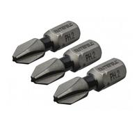 Faithfull Impact Screwdriver Bits, Phillips Multi Colour (Ph2 X 25mm)