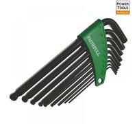 Faithfull Imperial Ball End Long Arm Hexagon Key Set, 9 Piece