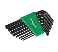 Faithfull Imperial Short Arm Hexagon Key Set, 8 Piece