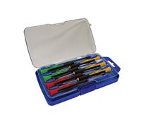 Faithfull Instrument Precision Screwdriver Set, 7 Piece SL/PH/TX