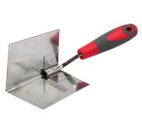 Faithfull Internal Corner Trowel Stainless Steel Soft Grip Handle 4 X 3 X 3In Faisgtcintss