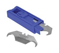 Faithfull JB96LP3120 Heavy-Duty Hooked Trimming Knife Blades (Pack 10)