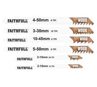 Faithfull Jigsaw Blade Set Of 10 Assorted
