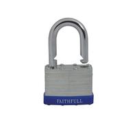 Faithfull Laminated Steel Padlock Multi Colour (50mm)