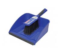 Faithfull Large Plastic Dustpan&brushset Multi Colour (One Size)