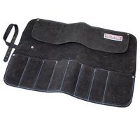 Faithfull Leather Chisel Roll 8 Pocket Black 330 x 470mm FAILCR8B