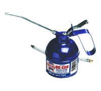 Faithfull Oil Can FAIOC500 - 500ml Pistol Type with Rigid & Flexible Spouts, Brass