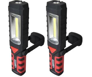 Faithfull Lighthouse Torches L/HSWIVELCOB LED Swivel Base Torch (Pack of 2)
