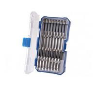 Faithfull Long Impact Bit Set In Case, 16 Piece Multi Colour (One Size)