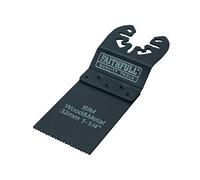 Faithfull FAIMFWM44B Flush Cut Wood-Metal Blade 44mm Bi-M Pack of 5