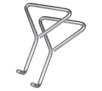 Faithfull Manhole Keys (Pair), Bent O Shape End (10mm Dia, 25mm Depth), Heavy-Duty Zinc Plated - 200mm