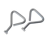 Faithfull Manhole Keys (Pair), T Shape End, Heavy-Duty Zinc Plated - 170mm