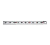 Faithfull Matt Silver Measuring Rule 300mm Fairul300Ms