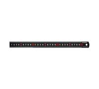 Faithfull Measuring Rules, Matt Black Stainless Steel Multi Colour (300mm)