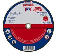 Faithfull FAI3003522M Metal Cutting Disc 300mm x 3.5 x 22.23