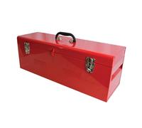 Faithfull Toolbox NTBP144 Metal Heavy-Duty with Tote Tray 26in