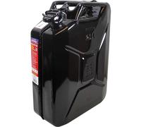 Faithfull FAIAUJERR20B 20 Litre Metal Jerry Can UN App, GS TUV Certified - Black