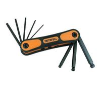 Faithfull Metric Folding Ball End Hexagon Key Set, 8 Piece Multi Colour (One Size)