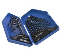 Faithfull - Metric/Imperial Hex Key Set, 30 Piece
