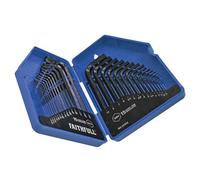 Faithfull Metric/imperial Hex Key Set, 30 Piece Multi Colour (One Size)