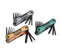 Faithfull Metric, Imperial & TORX Folding Hexagonal Key Set, 25 Piece