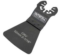 Faithfull MFSCR52 OIS Oscillating Multi Tool Flexible Scraper Blade 52mm Pack of 1