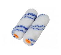 Faithfull Microfibre Mini Roller Refill (Pack 2) Multi Colour (100mm (4In))