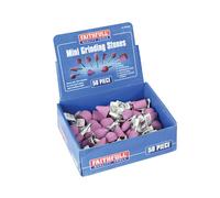 Faithfull Mini Grinding Wheel Assortment, 50 Piece