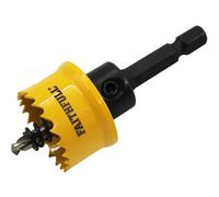 Faithfull FAIHSM25 Mini Holesaw, Fast-Cutting Hole Cutter for Sheet Metal, Stainless Steel, Aluminium - 25mm