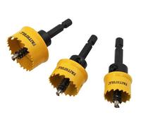 Faithfull Mini Holesaw Set - 3 Piece