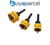 Faithfull 3 Piece Mini Hex Shank Hole Saw Set