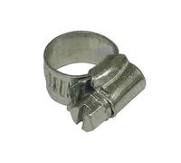 Faithfull Moo Hose Clip - Zinc Mszp 11 - 16Mm in Silver Faithfull Silver