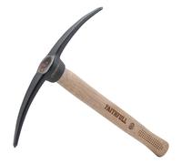 Faithfull Mortar Pick - Double Point - Bricklayers Tool with FSC Certified Hickory Handle for Raking Mortar & Digging Clay - 300mm