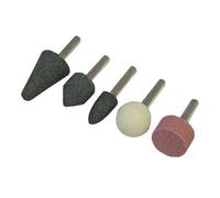Faithfull Mounted Grinding Stones Set, 5 Piece Multi Colour (One Size)
