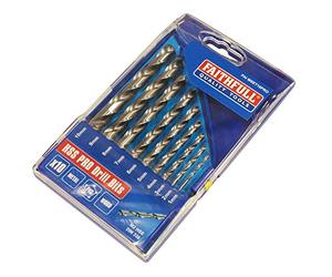 Faithfull MSET10PRO HSS Drill Set M2 1-10mm