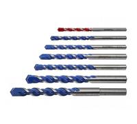 Faithfull Multi Construction Drill Bits Multi Colour (Set, 7 Piece)