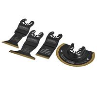 Faithfull Multi-Function Titanium Blade Set 4 Piece