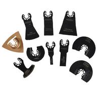 Faithfull Multi Function Tool Blade Set Of 10 Piece Accessories Cased Faimfkit10