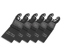 Faithfull - Multi-Functional Tool Flush Wood Blade Side Set 34mm Pack of 5