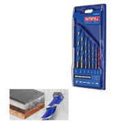 Faithfull Multi Material Drill Bits Metal Wood Tile 7 Piece Set Faimcdset7