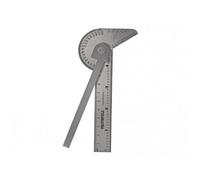 Faithfull Multi Purpose Angle Protractor 100mm (4In) Multi Colour (One Size)