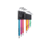 Faithfull FAIHKS9CS Multicoloured Star Key Set 9 Piece