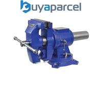 FAITHFULL 5" 125mm Cast Iron Swivel/Rotating & Pipe Engineers Vice, FAIVMULTI360