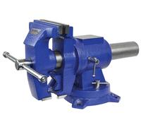 FAITHFULL 5" 125mm Cast Iron Swivel/Rotating & Pipe Engineers Vice, FAIVMULTI360