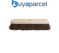 Faithfull Natural Bassine Platform Broom Head 450mm 18in FAIBRBAS18