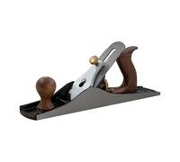 Faithfull No.5 Jack Plane - FSC® Certified Wooden Handles & Guidance Knob | Precision Machined Cast Iron Bench Plane for Hard & Soft Wood, Initial Timber Preparation, Cabinet Work & General Carpentry