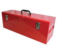 Faithfull Metal H/Duty Tool Box & Tote Tray 26In, Multi