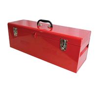 Faithfull Toolbox NTBP144 Metal Heavy-Duty with Tote Tray 26in