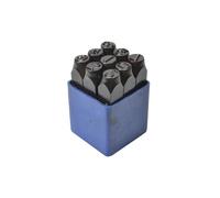 Faithfull Number Punch Multi Colour (8mm (5/16 In))